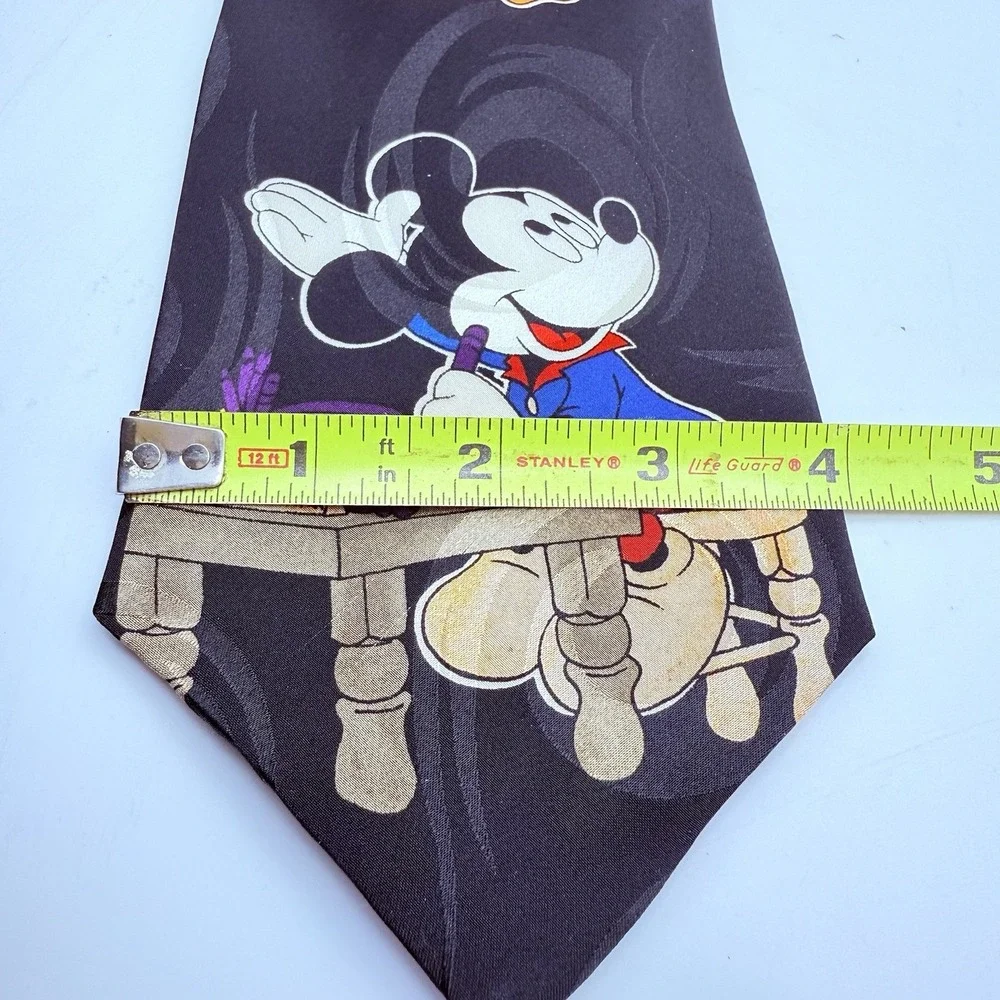 Mickey Unlimited Ace Reporter Character Print‎ Men's Necktie Tie Vintage